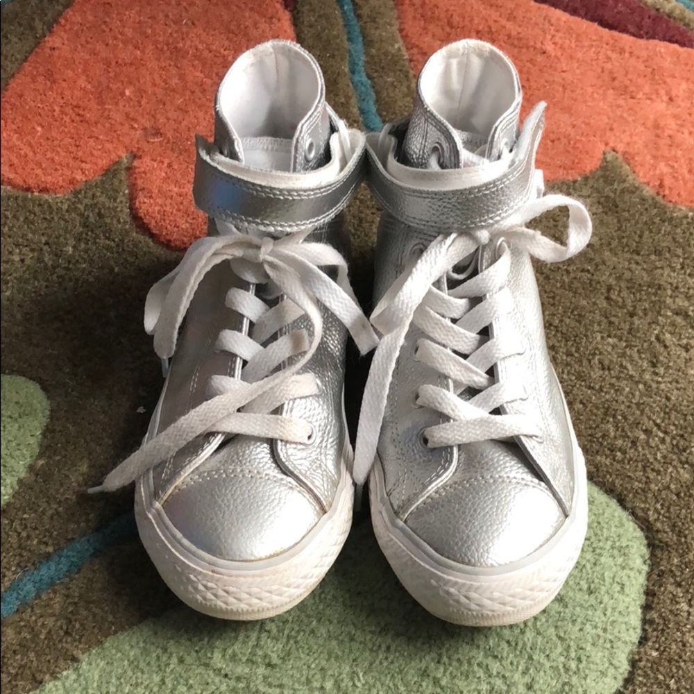 Converse High Tops Silver